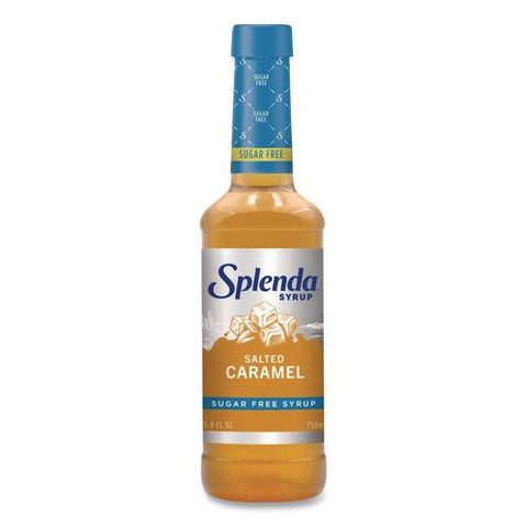 Sugar-free Coffee Syrup, Salted Caramel, 25.4 Oz Bottle, 6/carton