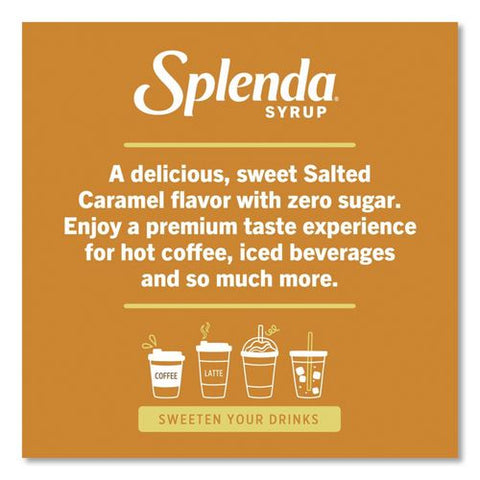 Sugar-free Coffee Syrup, Salted Caramel, 25.4 Oz Bottle, 6/carton