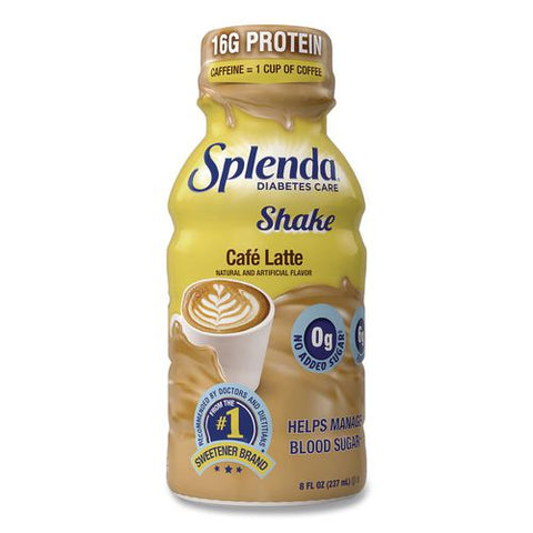 Diabetes Care Sugar-free Shake, Cafe Latte, 8 Oz Bottle, 24/carton