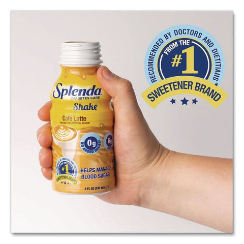 Diabetes Care Sugar-free Shake, Cafe Latte, 8 Oz Bottle, 24/carton