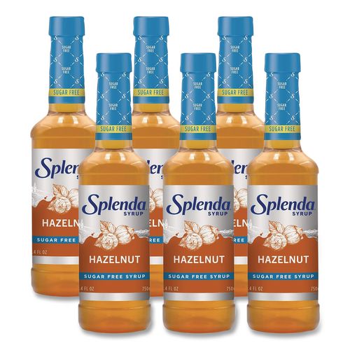Sugar-free Coffee Syrup, Hazelnut, 25.4 Oz Bottle, 6/carton