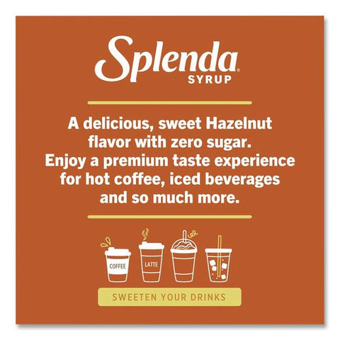Sugar-free Coffee Syrup, Hazelnut, 25.4 Oz Bottle, 6/carton