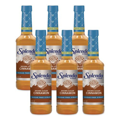 Sugar-free Coffee Syrup, Brown Sugar Cinnamon, 25.4 Oz Bottle, 6/carton