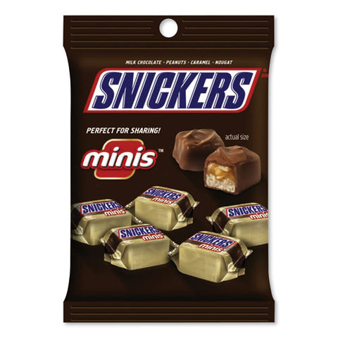 Minis Size Chocolate Bars, Milk Chocolate, 4.4 Oz Pack, 12 Packs/carton