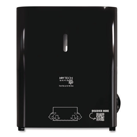 Hy Tech Towel Dispenser, Manual, 12.4 X 9.3 X 16.5, Black