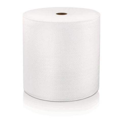 Hard Wound Roll Towel, 1-ply, 7" X 800 Ft, White, 6 Rolls/carton
