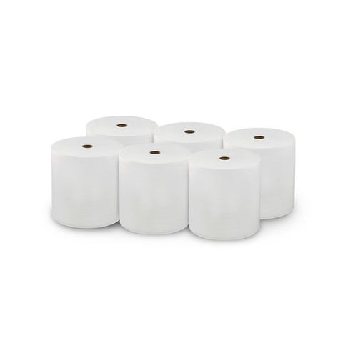 Hard Wound Roll Towel, Tad, 1-ply, 7" X 700 Ft, White, 6 Rolls/carton