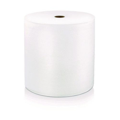 Hard Wound Roll Towel, 1-ply, 7" X 1,200 Ft, White, 6 Rolls/carton