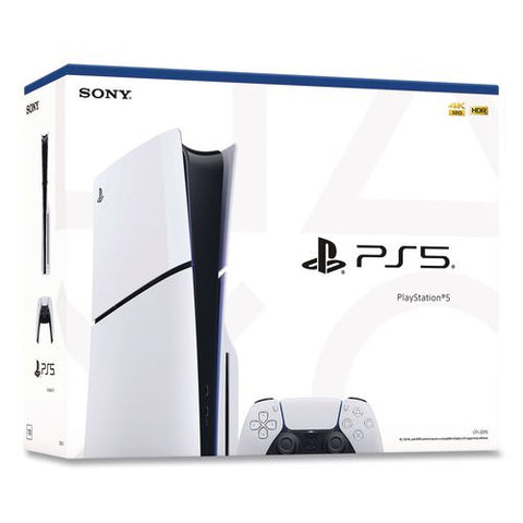 Playstation 5 Slim Console, White/black