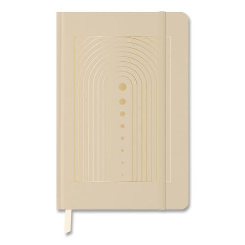 Hardcover Journal, (3) Elegant Geo Gold-foil Patterns, Medium/college Rule, Assorted Colors, (64) 8.25 X 5.5 Sheets, 3/pack