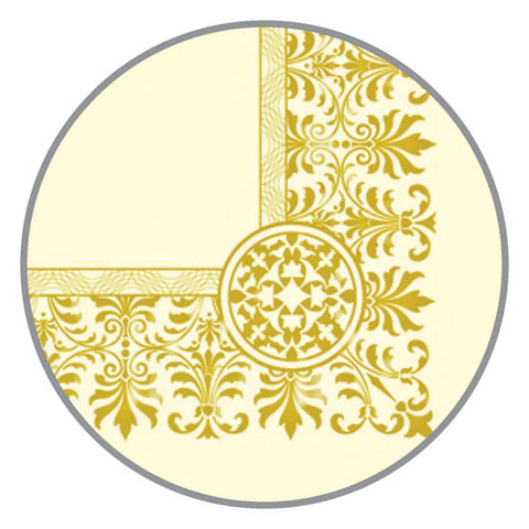 Premium Certificates, 8.5 X 11, Ivory/gold With Fleur Gold Foil Border, 15/pack