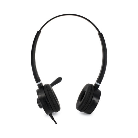 Hs-wd-usb-2 Binaural Over The Head Headset, Black