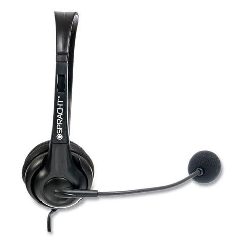 Zum Zum350m Monaural Over The Head Headset, Black