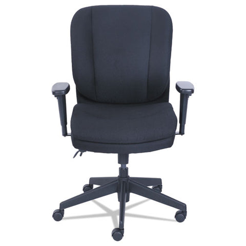 Cosset Ergonomic Task Chair, Supports Up To 275 Lb, 19.5" To 22.5" Seat Height, Black