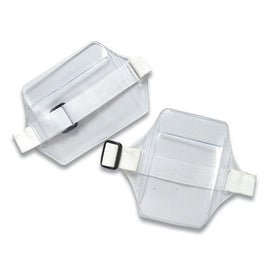 Armband Badge Holder, Vertical, 3.5 X 2.5, White