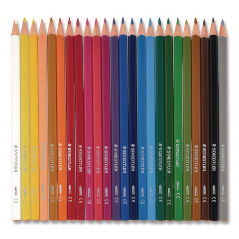 Watercolor Pencils, Assorted Lead And Barrel Colors, 24/set