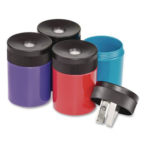 Manual Tub Pencil Sharpener, Randomly Assorted Color