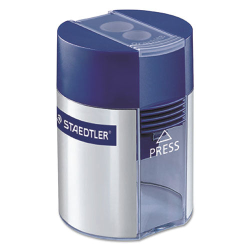 Handheld Manual Double-hole Plastic Sharpener, 3.25 X 1.75 X 2.2, Randomly Assorted Colors