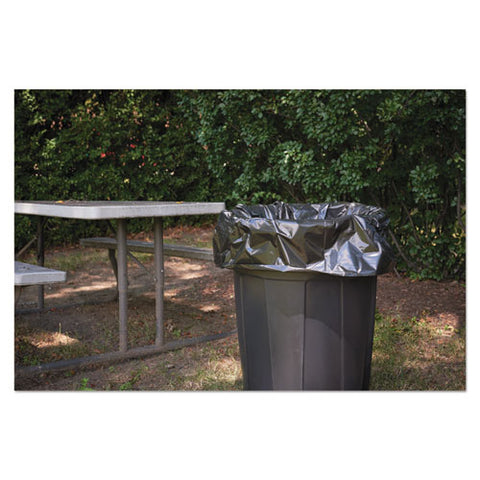 Insect-repellent Trash Bags, 45 Gal, 2 Mil, 40" X 45", Black, 65/box