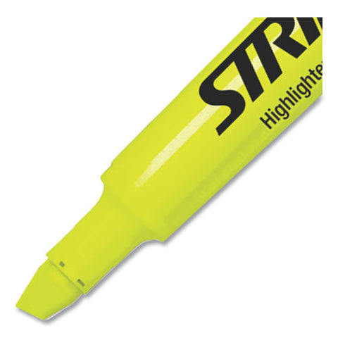 Stridebrite Tank Highlighter, Assorted Ink Colors, Chisel Tip, Assorted Barrel Colors, 12/pack