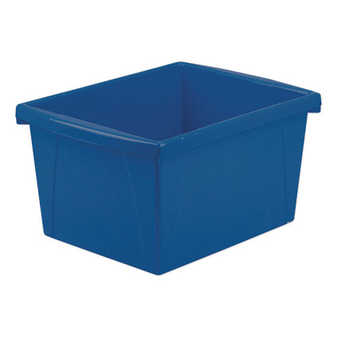 Storage Bins, 4 Gal, 10 X 12.63 X 7.75, Randomly Assorted Colors