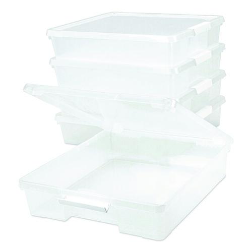 Project Box, 12" X 12", Clear, 5/pack