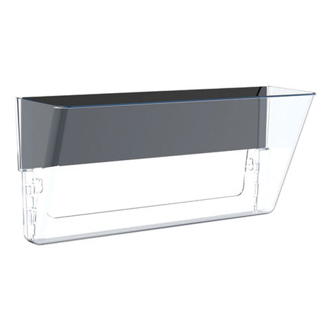 Unbreakable Magnetic Wall File, Legal/letter Size, 16" X 4" X 7", Clear