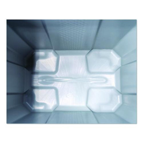 Salt Box, 28 Gal, 23.75 X 15.75 X 23.75. Dove Gray