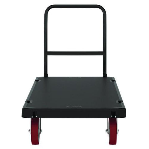 Resin Platform Truck, 1,600 Lb Capacity, 30.25 X 64.5 X 41, Black