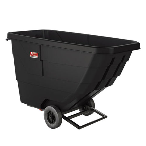 0.75 Cu Yd Light Duty Tilt Truck, 750 Lb Capacity, Black