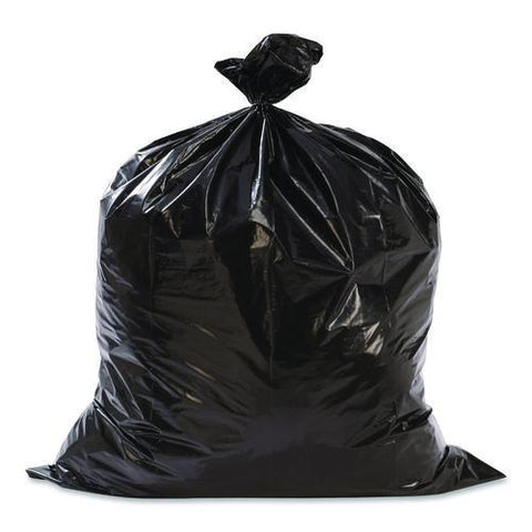 Precise Fit Contractor Bag, Open-face, 55 Gal, 3 Mil, 41" X 49", Black, 15/box