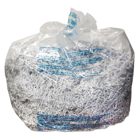 Plastic Shredder Bags, 13-19 Gal Capacity, 25/box