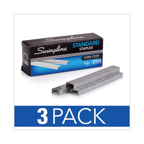 S.f. 1 Standard Staples, 0.25" Leg, 0.5" Crown, Steel, 5,000/box, 3 Boxes/pack