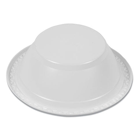 Plastic Dinnerware, Bowl, 5 Oz, White, 125/pack