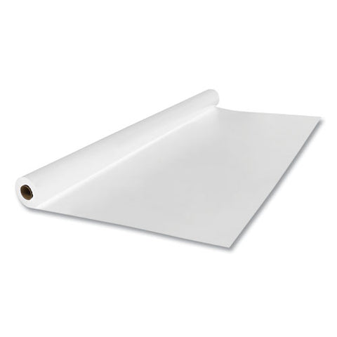 Linen-soft Non-woven Polyester Banquet Roll, Cut-to-fit, 40" X 50 Ft, White