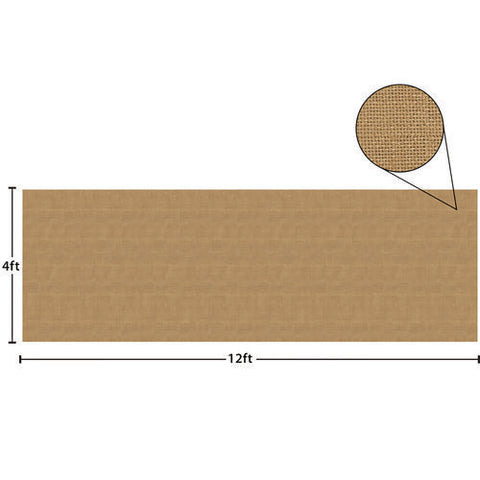 Better Than Paper Bulletin Board Roll, 4 Ft X 12 Ft, Burlap