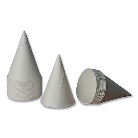 Cone Cups, 4.5 Oz, White, 5,000/carton