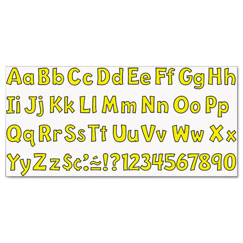 Ready Letters Playful Combo Set, Yellow, 4"h, 216/set