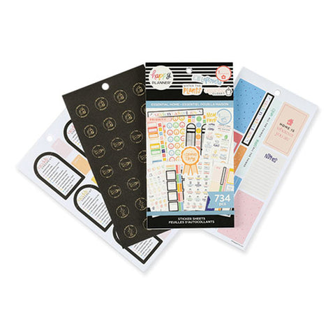 Essentials Home Classic Stickers, Productivity Theme, 734 Stickers