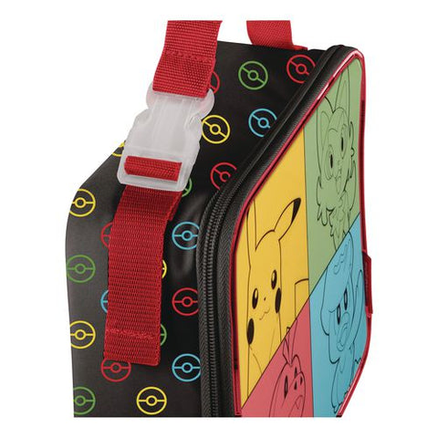 Kids Pokemon Insulated Soft Lunch Bag, 9.5 X 3.75 X 7.5, Multicolor