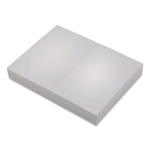 Blank Sheets For 2-up W-2/1099 Tax Forms, Perforated At 5.5, 84 Bright, 20 Lb Bond, 8.5 X 11, 500 Sheets/ream, 5 Reams/carton