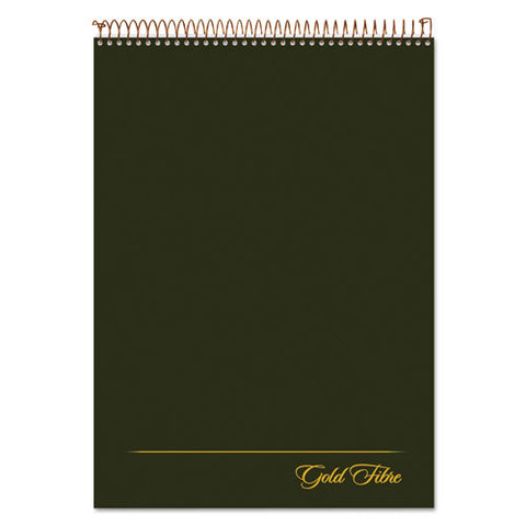 Gold Fibre Wirebound Project Notes Pad, Project-management Format, Green Cover, 70 White 8.5 X 11.75 Sheets