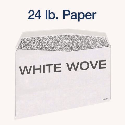 1099 Double Window Envelope, Commercial Flap, Gummed Closure, 5.63 X 9, White, 24/pack