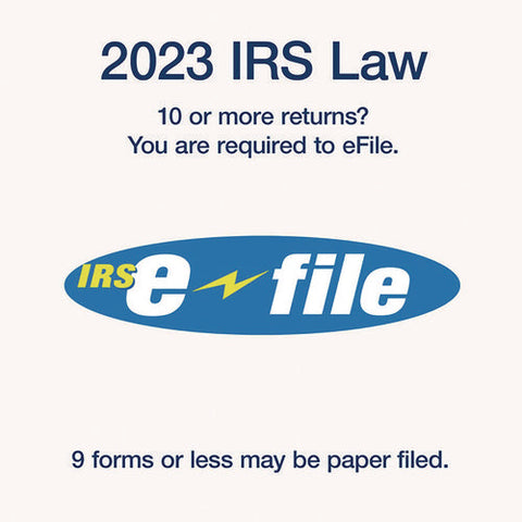 4-part 1099-nec Tax Form Kit With Security Envelopes And Tax Forms Helper, 2024, 8.5 X 3.5, 3 Forms/sheet, 24 Forms Total