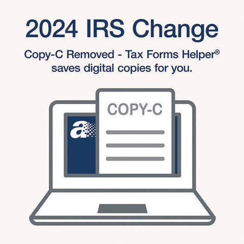 4-part 1099-misc Tax Form Kit With Security Envelopes And Tax Forms Helper, 2024, 8 X 5, 2 Forms/sheet, 10 Forms Total