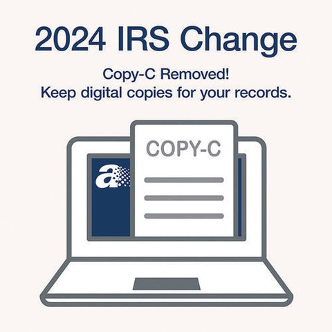 4-part 1099-nec Continuous Feed Tax Forms, Fiscal Year: 2024, Four-part Carbonless, 8.5 X 5.5, 2 Forms/sheet, 24 Forms Total