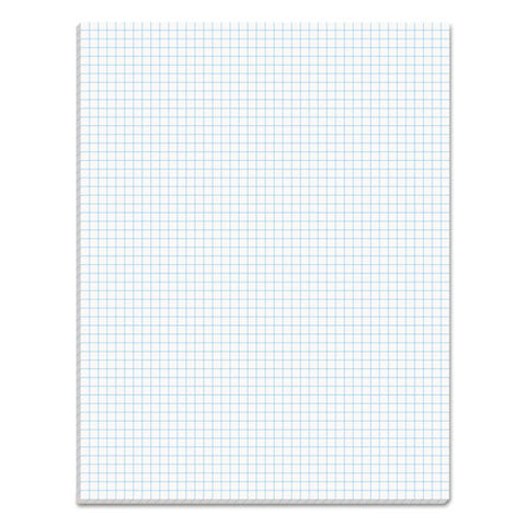 Quadrille Pads, Quadrille Rule (5 Sq/in), 50 White 8.5 X 11 Sheets