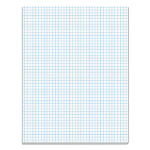 Quadrille Pads, Quadrille Rule (8 Sq/in), 50 White 8.5 X 11 Sheets