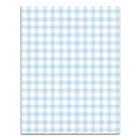 Quadrille Pads, Quadrille Rule (10 Sq/in), 50 White 8.5 X 11 Sheets