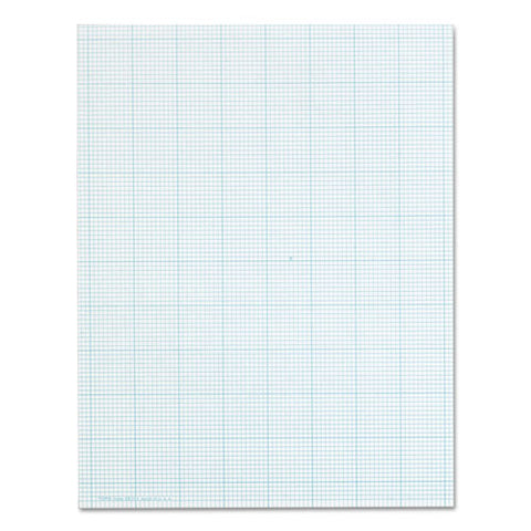 Cross Section Pads, Cross-section Quadrille Rule (10 Sq/in, 1 Sq/in), 50 White 8.5 X 11 Sheets